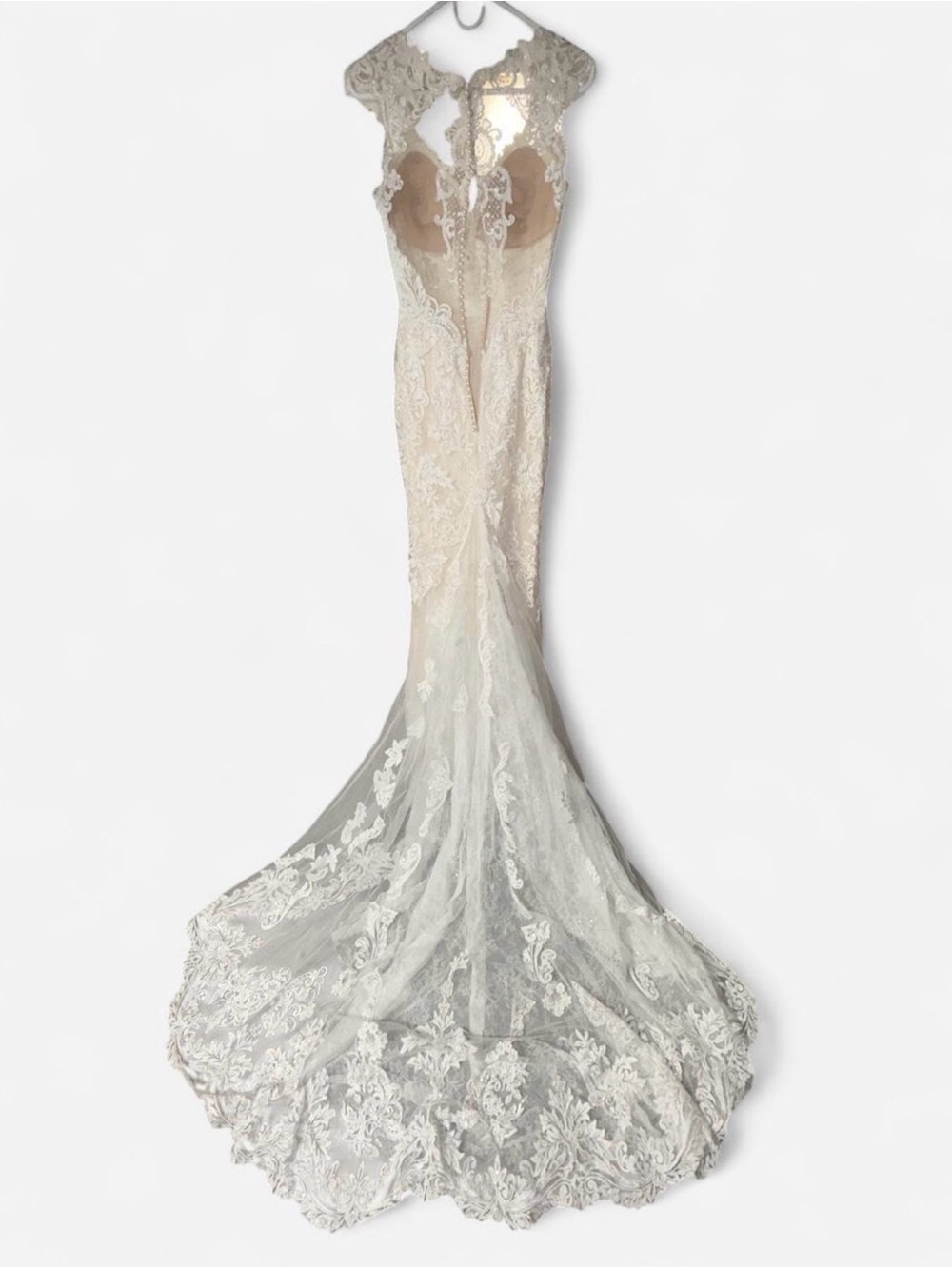 Martina Liana Illusion Lace Wedding Dress- Style 847